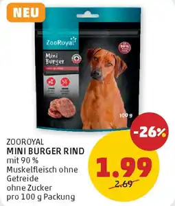 PENNY Zooroyal mini burger rind Angebot