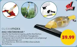 PENNY CLEANMaxx AKKU-FENSTERREINIGER Angebot