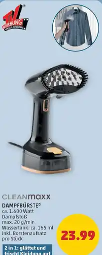 PENNY Cleanmaxx dampfbürste Angebot