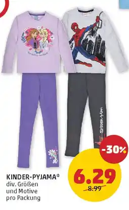 PENNY Kinder-pyjama Angebot