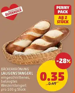 PENNY Bäckerkrönung laugenstangerl Angebot
