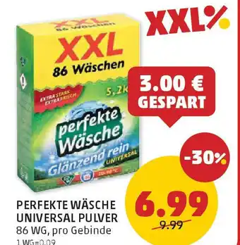 PENNY Perfekte wäsche universal pulver 86 wg Angebot
