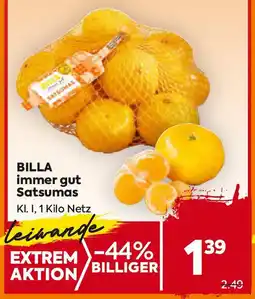 Billa BILLA immer gut Satsumas Angebot