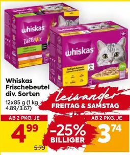 Billa Whiskas Frischebeutel Angebot