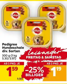 Billa Pedigree Hundeschale Angebot