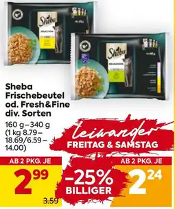 Billa Sheba Frischebeutel od. Fresh & Fine Angebot