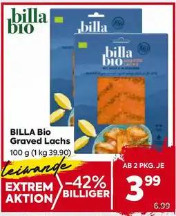 Billa BILLA BIO Graved Lachs Angebot