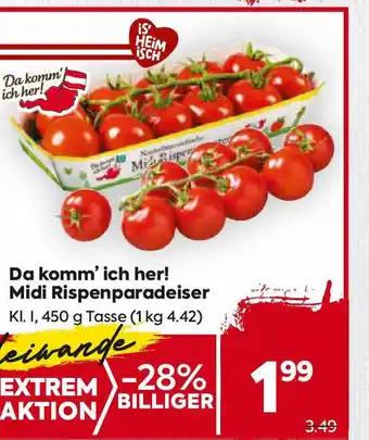 Billa Da komm' ich her! Midi Rispenparadeiser Angebot