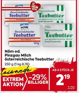 Billa Nöm od. Pinzgau Milch österreichische Teebutter Angebot