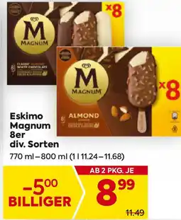 Billa Eskimo Magnum 8er Angebot