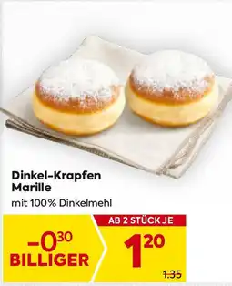 Billa Dinkel-Krapfen Marille Angebot