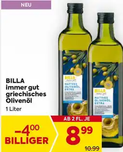 Billa BILLA immer gut griechisches Olivenöl Angebot