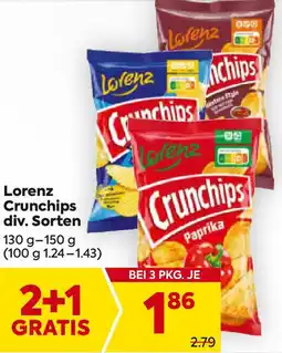 Billa Lorenz Crunchips Angebot
