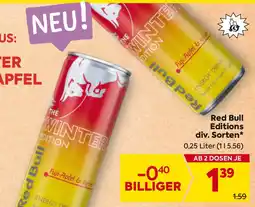 Billa Red Bull Editions Angebot
