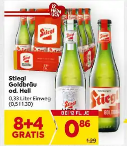 Billa Stiegl Goldbräu od. Hell Angebot