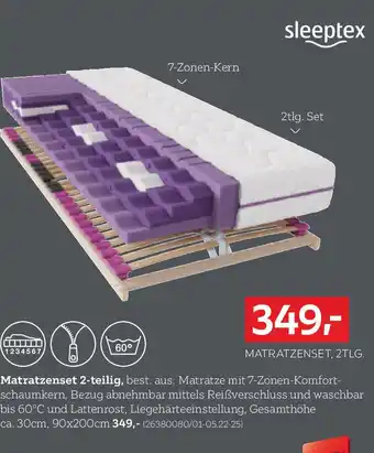 XXXLutz Matratzenset, 2tlg. Angebot