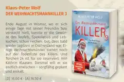 Müller Klaus-Peter Wolf DER WEIHNACHTSMANNKILLER 3 Angebot
