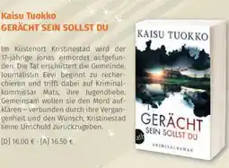 Müller Kaisu Tuokko GERÄCHT SEIN SOLLST DU Angebot