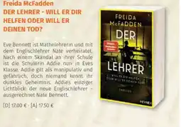 Müller Freida McFadden DER LEHRER - WILL ER DIR HELFEN ODER WILL ER DEINEN TOD? Angebot