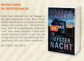 Müller Harlan Coben IN TIEFSTER NACHT Angebot
