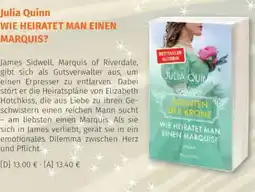 Müller Julia Quinn WIE HEIRATET MAN EINEN MARQUIS? Angebot
