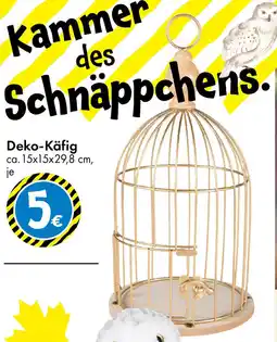 TEDi Deko-Käfig Angebot