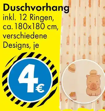 TEDi Duschvorhang Angebot
