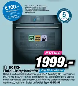 Red Zac BOSCH Einbau-Dampfbackofen Angebot