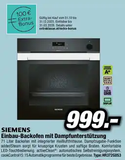 Red Zac SIEMENS Einbau-Backofen mit Dampfunterstützung Angebot