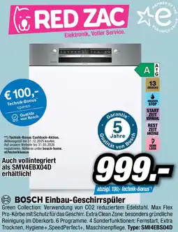 Red Zac BOSCH Einbau-Geschirrspüler Angebot