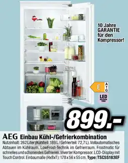 Red Zac AEG Einbau Kühl-/Gefrierkombination Angebot