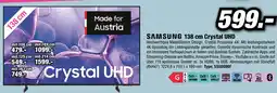 Red Zac SAMSUNG 138 cm Crystal UHD Angebot