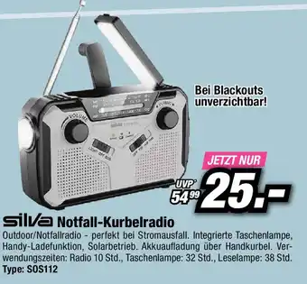 Red Zac Silva Notfall-Kurbelradio Angebot