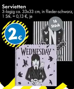 TEDi Servietten Angebot