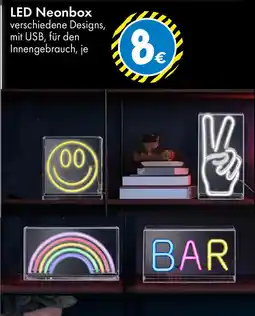 TEDi LED Neonbox Angebot