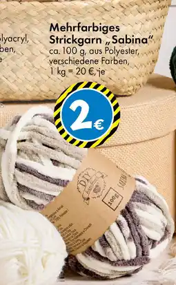 TEDi Mehrfarbiges Strickgarn Sabina Angebot