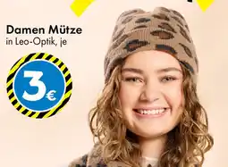 TEDi Damen Mütze in Leo-Optik, Angebot