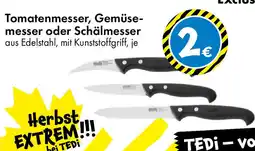 TEDi Tomatenmesser, Gemüse- messer oder Schälmesser Angebot