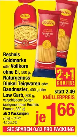 Maximarkt Recheis Goldmarke oder Vollkorn Angebot