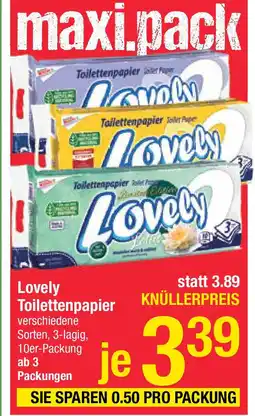 Maximarkt Lovely Toilettenpapier Angebot