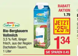 Maximarkt Bio-Bergbauern Vollmilch Angebot