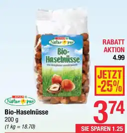 Maximarkt Bio haselnüsse Angebot