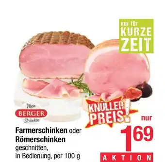 Maximarkt Farmerschinken oder Römerschinken Angebot