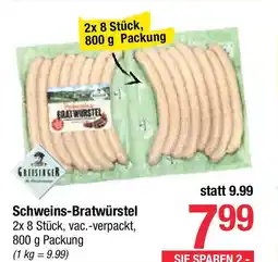 Maximarkt Schweins-Bratwürstel Angebot