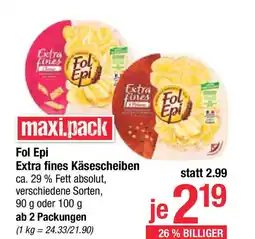 Maximarkt Fol Epi Extra fines Käsescheiben Angebot