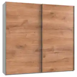 Möbelix Schwebetürenschrank 250cm Level, Weiß/eiche Dekor Angebot