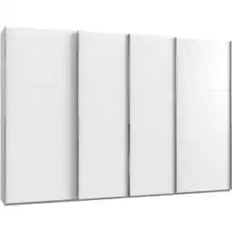 Möbelix Schwebetürenschrank 350cm Level, Weiß Angebot