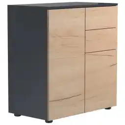 Möbelix Kommode Dalrosa Anthrazit/Honigeiche Dekor Angebot