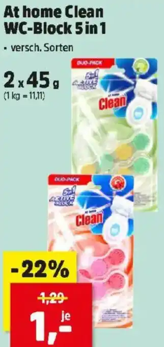 Thomas Philipps At home clean wc-block 5 in 1 Angebot