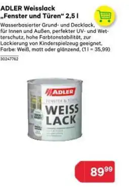 BayWa Adler weisslack Angebot